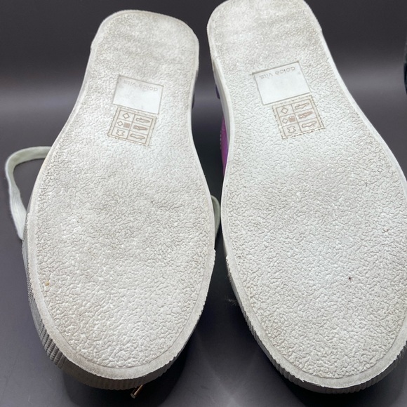 Dolce Vita Zaga Women’s Sneakers, Silver Iridescent Leather 8.5M - Picture 9 of 12